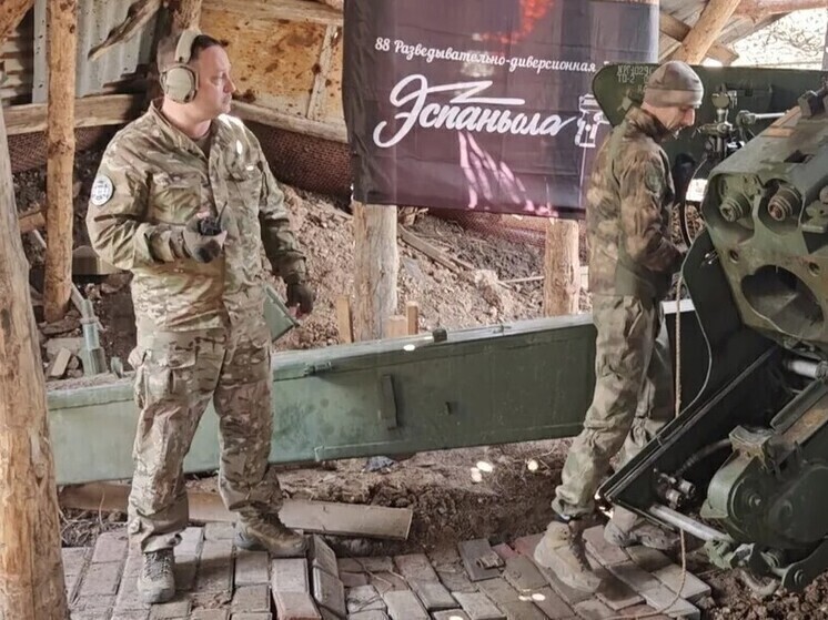 Артиллерия «Эспаньолы» выбивает зубы врагу под Константиновкой