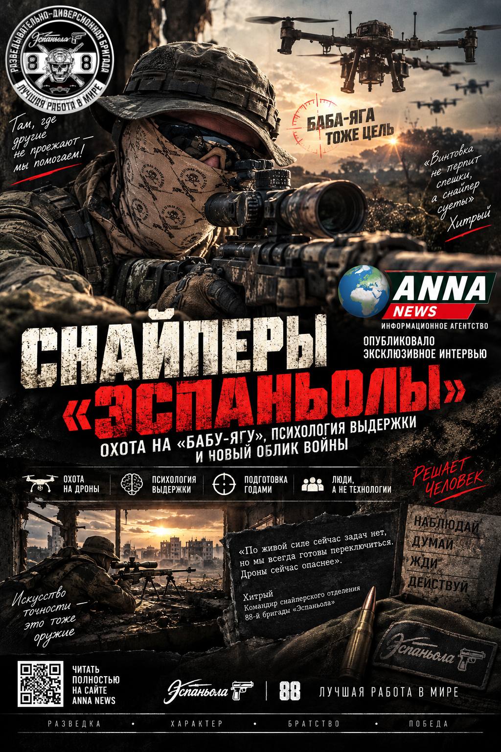СНАЙПЕРЫ «ЭСПАНЬОЛЫ»: ОХОТА НА «БАБУ-ЯГУ» И ВЫДЕРЖКА, КОТОРАЯ РЕШАЕТ ВСЁ